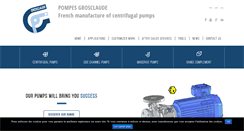 Desktop Screenshot of pompes-grosclaude.com